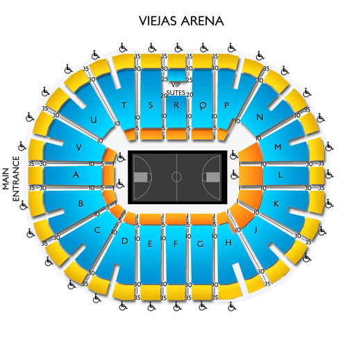 Viejas Arena Aztec Bowl Seating Chart