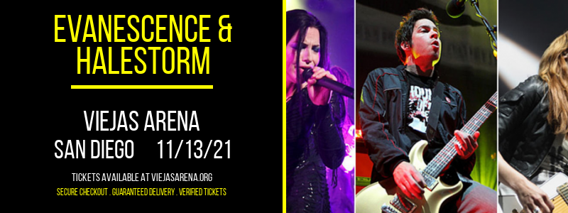 Evanescence & Halestorm at Viejas Arena