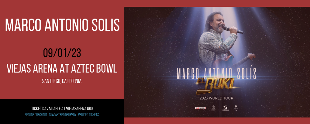 Marco Antonio Solis at Viejas Arena