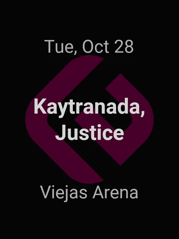 Kaytranada & Justice tickets